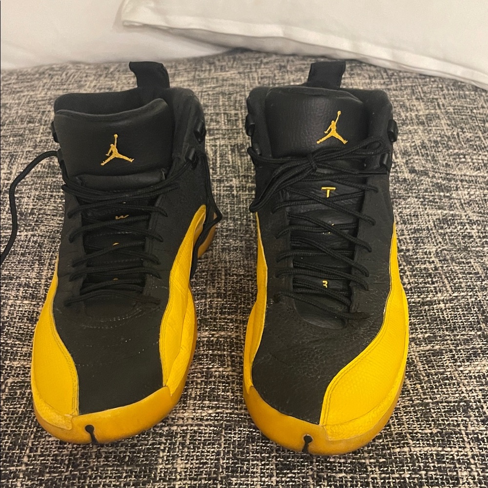 NIKE AIR JORDAN 12 RETRO University 2020 Gold Black Size 13 DS  130690-070